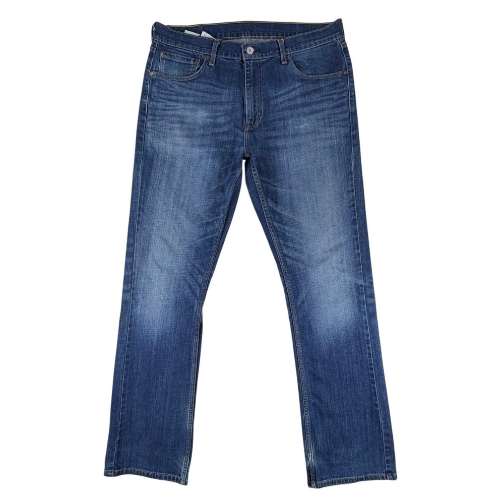 Levis 527 Slim Bootcut Jeans Mens 36x34 Blue Medium Wash Denim 05527-0489‎